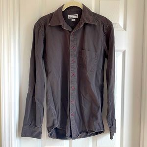 American Apparel men’s dark gray twill shirt XS